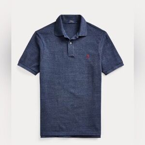 Polo by Ralph Lauren Iconic Mesh Polo Shirt | Blue | Size Large
